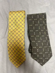 GIORGIO ARMANI(ジョルジオアルマーニ) & dunhill(ダンヒル) メンズ シルクネクタイ 2本 1set