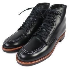 未使用品△ALDEN オールデン 45450H レザー ミュージアムアーク別注 タンカーブーツ ショートブーツ ブラック 7D 箱・保存袋付き メンズ