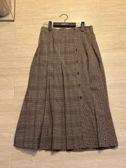 フロントロウ CHECK プリーツ スカート