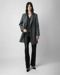 ZADIG&VOLTAIRE ザディグ・エ・ヴォルテール ウールブレンド Classic コート XSサイズ