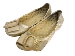 k03260126086　tsumori chisato　22.5cm　Gold　　シューズ　パンプス　通年