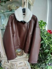 JOSEPH ジョゼフ リアルムートンコート ジャケット 毛皮 リアルファー