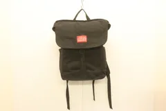 【中古】 Manhattan Portage メンズリュック バックパック -- Washington SQ Backpack Manhattan Portage -- 黒 ブラック ロゴ