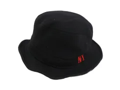 k03260115048　NY　フリーサイズ　ブラック系　　帽子　ハット　秋冬