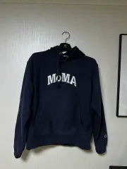 M モマ MOMA チャンピオン リバースウィーブ フーディー ネイビー