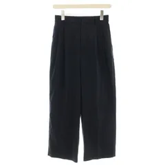 ユナイテッドアローズ UNITED ARROWS ナイロン タックパンツ スラックス 38 ネイビー 紺 1514-144-1600 /☆G