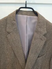 Tシャツ アイ フォーマン ブラウン CHECK パータン コンビ ジャケット