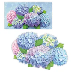 【メール便】グリーティングカード 初夏立体カード きらめくアジサイ 日本ホールマーク メッセージカード 立体カード グッズ 