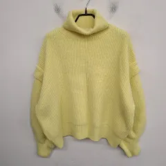 レディース 77 size ゴージ タートルネック ニット