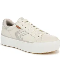 ドクター・ショール レディース シューズ スニーカー プラットフォーム レース Dr Scholls Womens Young And Free Lace Up Platform Sneakers Off White Leather オフホワイト