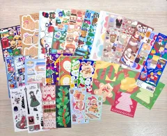 30枚 クリスマス 冬 シールステッカー まとめ 出品