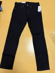 新品 H&M ブラック ダメージジーンズ 全2種 32サイズ 33サイズ