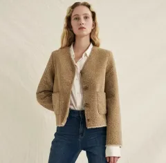 先に見た人勝ち 新品 レオパードファー ジャケット コート 送料無料 2万円で出品