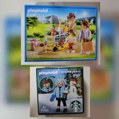 プレイモービル イーマート ショッピングファミリー + スターバックス プレイモービル リッキー セット