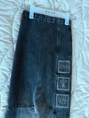 キャラクター ヴィンテージ デニム パンツ