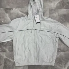 (s) 新品 XL NIKE ナイキ ナイロンジャケット パーカー フルジップ グレー