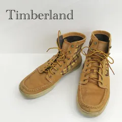 Timberland ティンバーランド モックトゥブーツ アースキーパー 73194 ヌバックレザー 10M キャメル イエロー  メンズ 靴 _232068