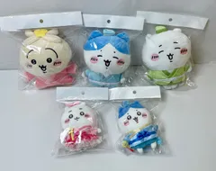 A2902・ちいかわ 七夕 5体 セット ちいかわ ハチワレ うさぎ ぬいぐるみ マスコット