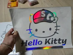 ハローキティ ホログラム ステッカー 2枚