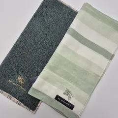 【新品】BURBERRY メンズハンカチ & タオルハンカチ セット