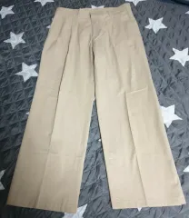 MIDDLE ツータック ワイド パンツ ベージュ (M)