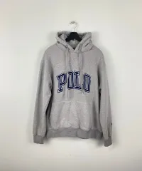 ポロラルフローレン ビックロゴ グレー フードT L