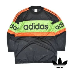 90S アディダス メッシュトップス Tシャツ M-L