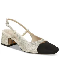 サムエデルマン レディース シューズ パンプス Sam Edelman Womens Tarra Glitz SlipOn Slingback Pumps BlackIvory アイボリー
