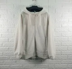 90 リーボック オーバーサイズ フリース ボア ジップアップフーディー