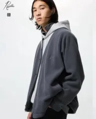 NEEDLES × UNIQLO カーディガン グレー