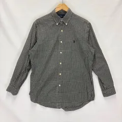 90s Ralph Lauren CUSTOM FIT チェック ボタンダウン 長袖シャツ サイズ16 32/33 08032512 01