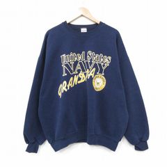 美品】⭐️USNA アメリカ海軍学校 リバースウィーブ型スウェット XL 