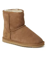 ディアフォームズ レディース シューズ ブーツ・レインブーツ Dearfoams Fireside By Womens Rosebery Shearling Boot Chestnut