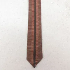 中古 ネクタイ 70年代 70s 茶 26feb19