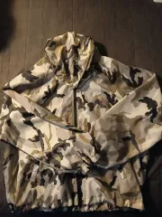 カモフラージュ ウィンドブレーカー フード ジャケット