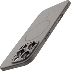 JETech iPhone 16 Pro 6.3インチ用 マグネットスリムケース MagSafeに対応 カメラレンズ全面保護 薄型軽量 マット仕上げ ミニマリストスマホ保護カバー (ナチュラルチタニウム)