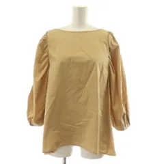 ラウンジドレス ガリャルダガランテ Loungedress GALLARDAGALANTE 24SS ボリュームブラウス シャツ 七分袖 バルーンスリーブ F ベージュ LDZ1041204 /RR