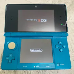 【完動品】NINTENDO 3DS アクアブルー