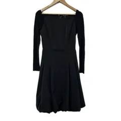 FOXEY NEW YORK(フォクシーニューヨーク) ワンピース サイズ40 M レディース - 20311 黒 長袖/ロング/バルーンワンピ