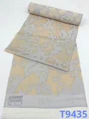 小紋 紋意匠 大鳳縮緬 きたつみ くすみカラー 正絹 反物 T9435