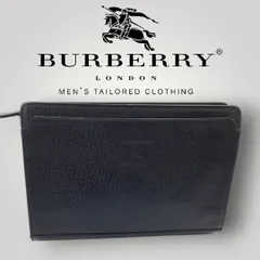 バーバリー クラッチバッグ セカンドバッグ  ノバチェック ホースロゴ 型押し ブラック 黒 Burberrys ヴィンテージ
