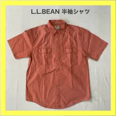 L.L.BEEN　エルエルビーン　半袖　半袖シャツ　 キャンバス・シャツ　シャツ　夏物　アウトドア　キャンプ　ハイキング　メンズ　M-REG