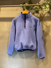 L.L.Bean fleece pullover jacket snap T sky blue