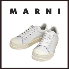 新品 未使用 マルニ パブロ レザーレースアップスニーカー ホワイト 23cm【MARNI】チャンキーソール プラットフォームシューズのサムネイル
