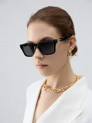 アクセサリー レディース アイアクセサリー 幾何学フレームサングラス デイリーライフ用サングラス ビーチサングラス ビーチアクセサリー レディース サングラス サングラス シェード クリスマス ウィンター クリスマ