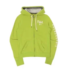 アバクロンビー ライトグリーン ピーチ ny フードジップアップ