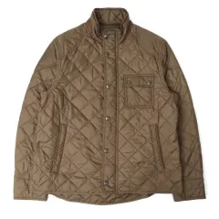 ラルフローレン カーキ スウェード キルティング ジャケット