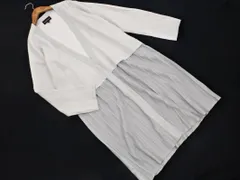 EMPORIO ARMANI エンポリオアルマーニ 切替 ロング カーディガン size38/ライトグレー ■◇ レディースのサムネイル