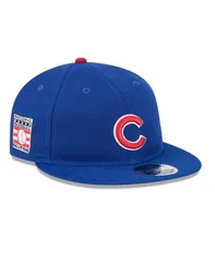 ニューエラ メンズ アクセサリー 帽子 New Era Mens Royal Chicago Cubs Baseball Hall of Fame Retro Crown 9FIFTY Adjustable Hat Royal