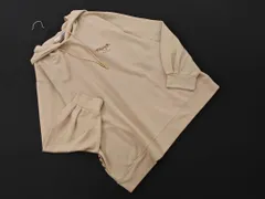 ELLE エル SPORT 大きいサイズ ロゴ プルオーバー パーカー size3L/ベージュ ■◇ レディース